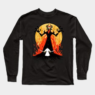 Samurai  Demon Long Sleeve T-Shirt